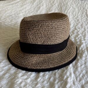 Timberland Woven Tan and Black Hat